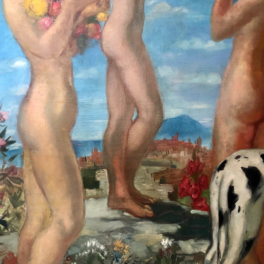 Tableau Huile Sur Toile signée Aujame-photo-3