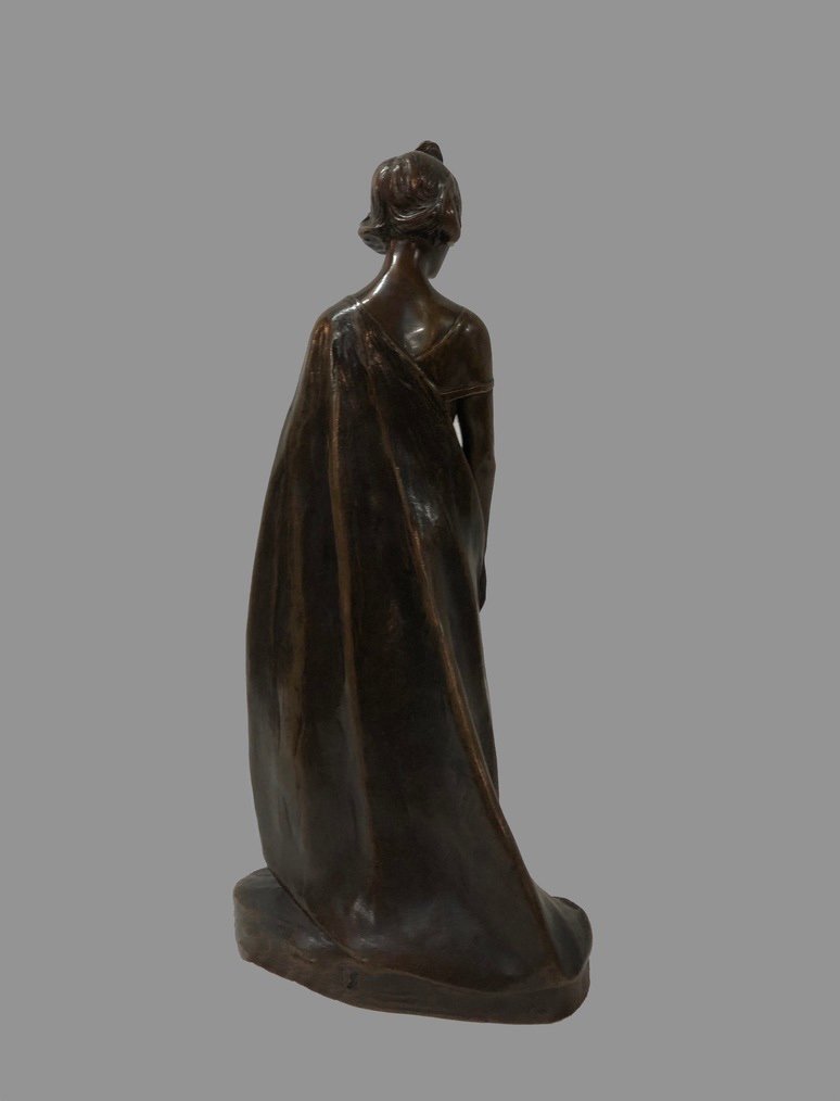 Bronze Femme Signé-photo-1