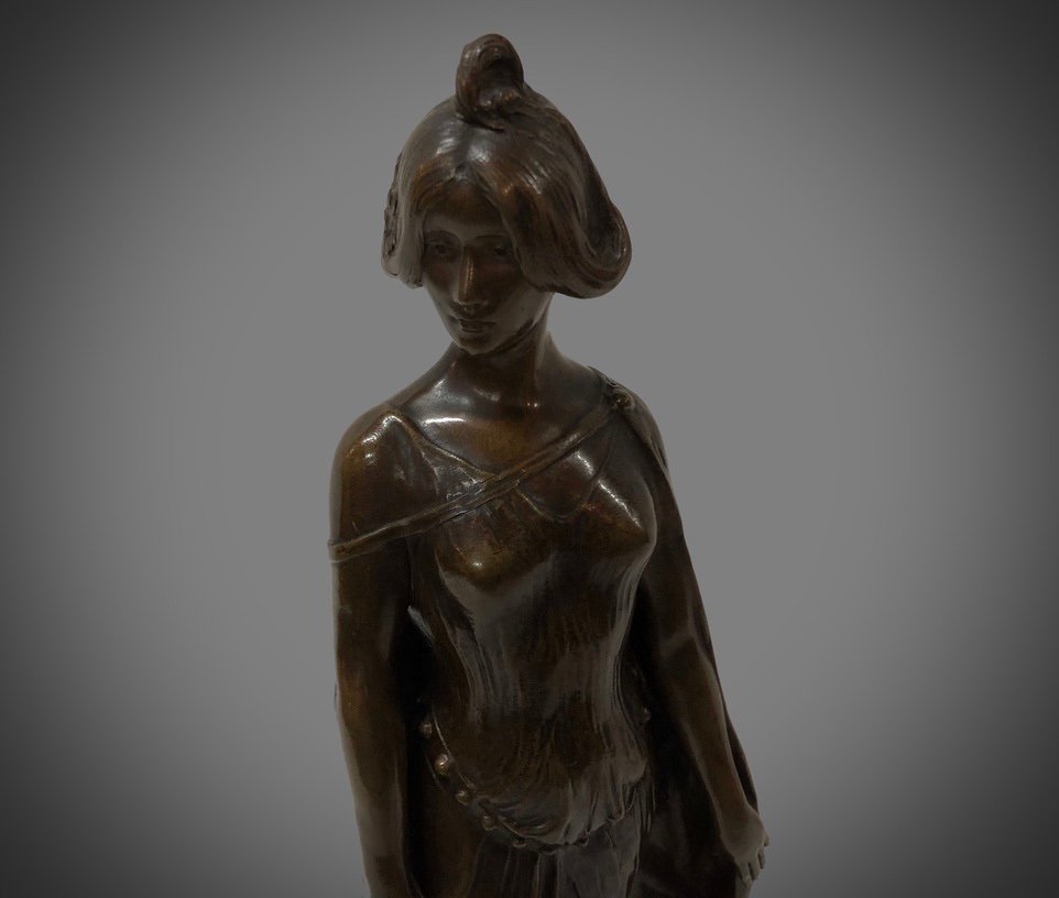 Bronze Femme Signé-photo-5