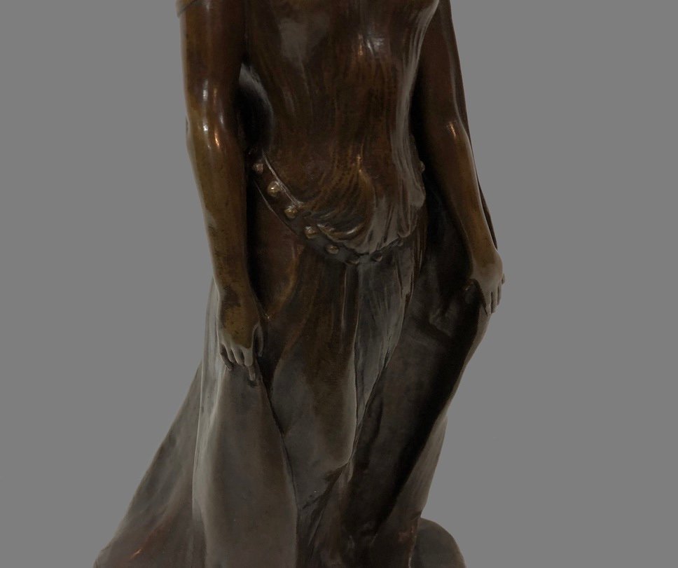 Bronze Femme Signé-photo-8