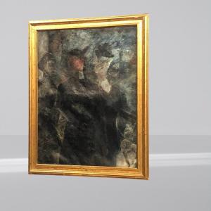 Oil Painting On Canvas Signed Edouard Goerg 1893-1969