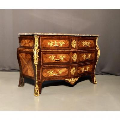 Tomb Commode In Rosewood And Rosewood, Eighteenth Time