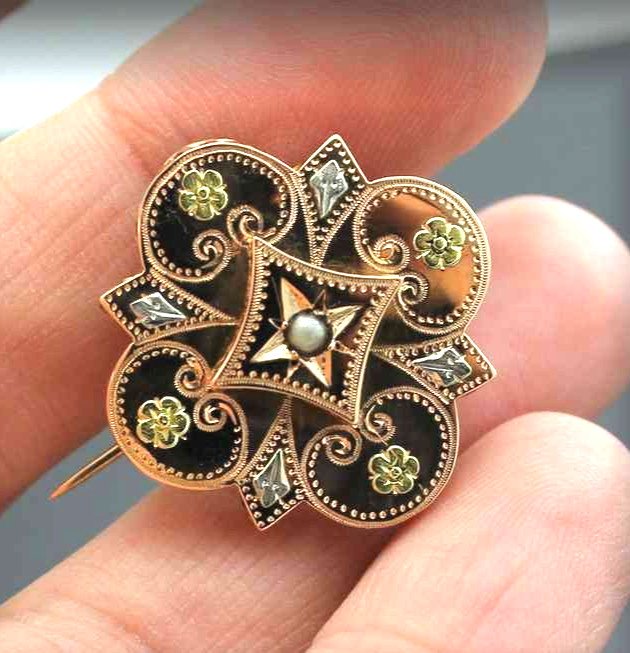 Broche Or - Fin XIX ème