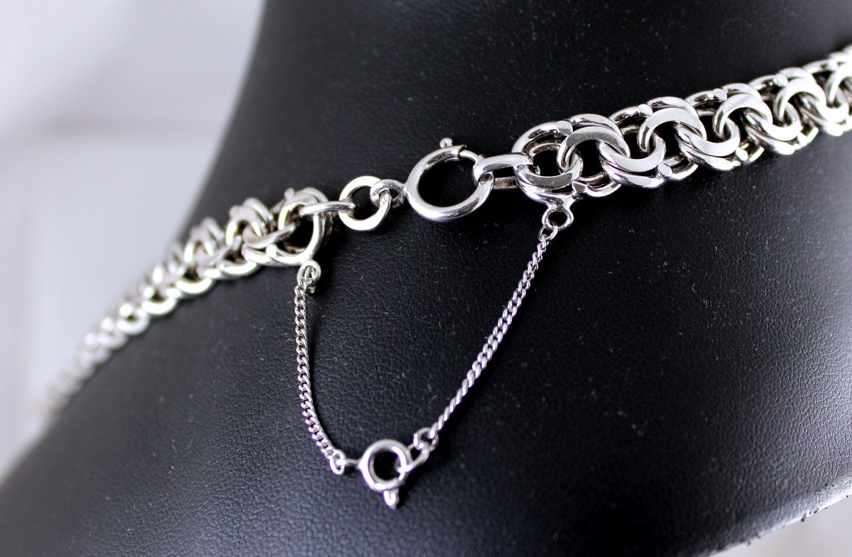 Collier Massif En Argent -112g-photo-4