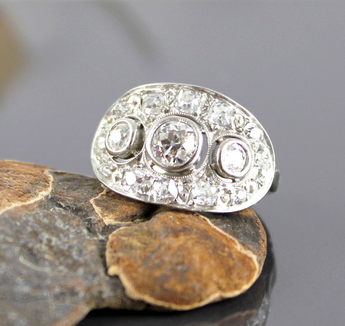 Platinum And Diamond Ring 1910/20-photo-1