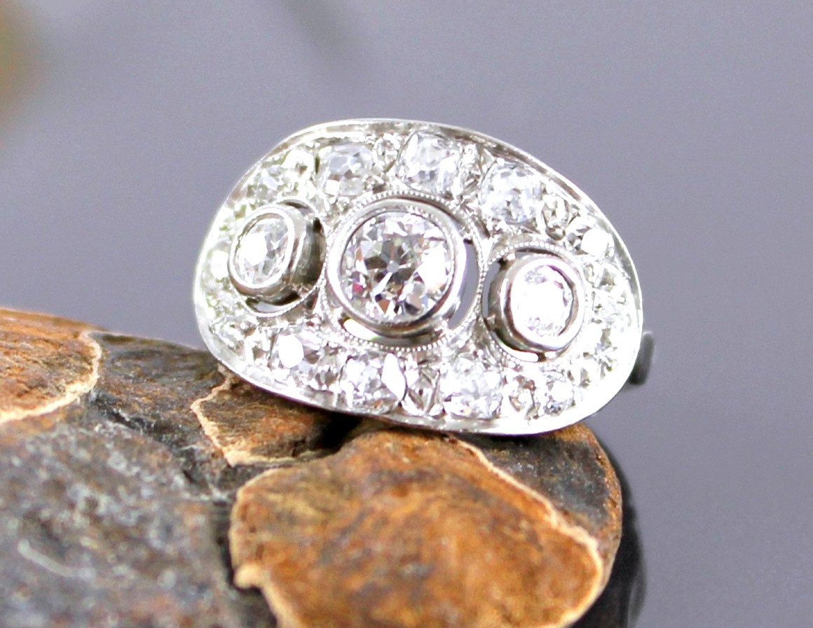 Platinum And Diamond Ring 1910/20