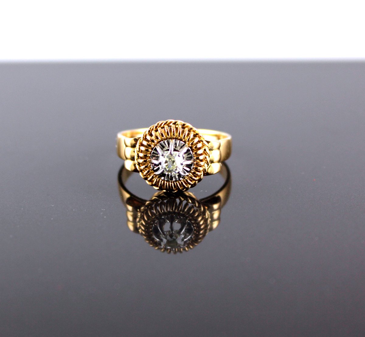 Gold And Diamond Ring - Years 45-55-photo-1
