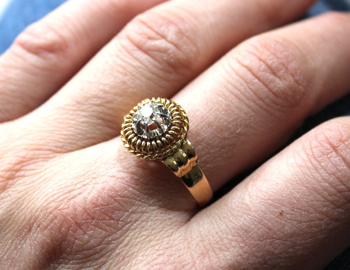 Gold And Diamond Ring - Years 45-55-photo-2