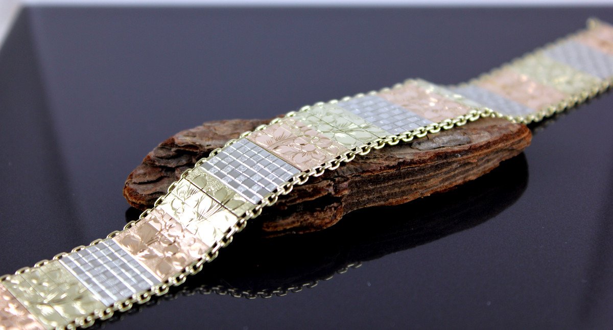 3 Gold Bracelet From The 50s-photo-3