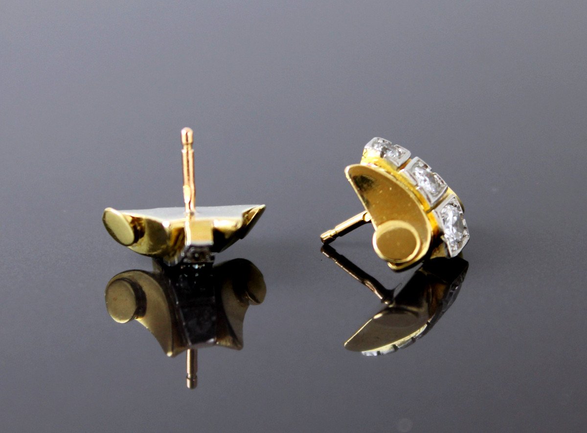 Boucles Or Diamants - Tank - Années 40-photo-3
