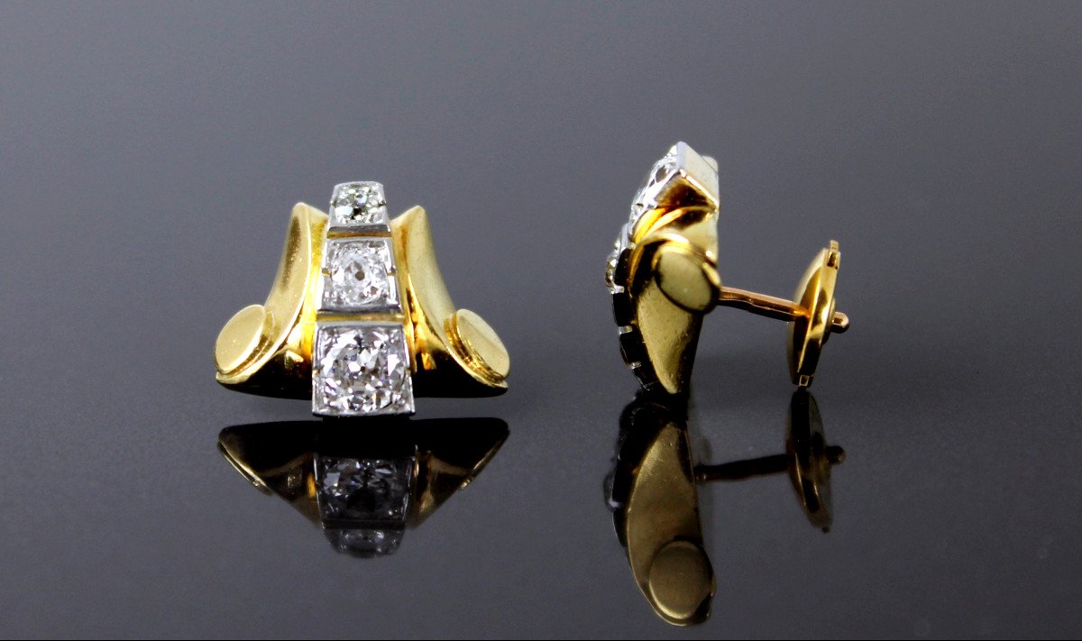 Boucles Or Diamants - Tank - Années 40