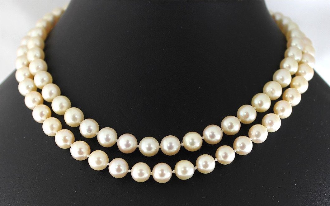 Akoya Cultured Pearl Necklace 7.8 Mm-photo-2