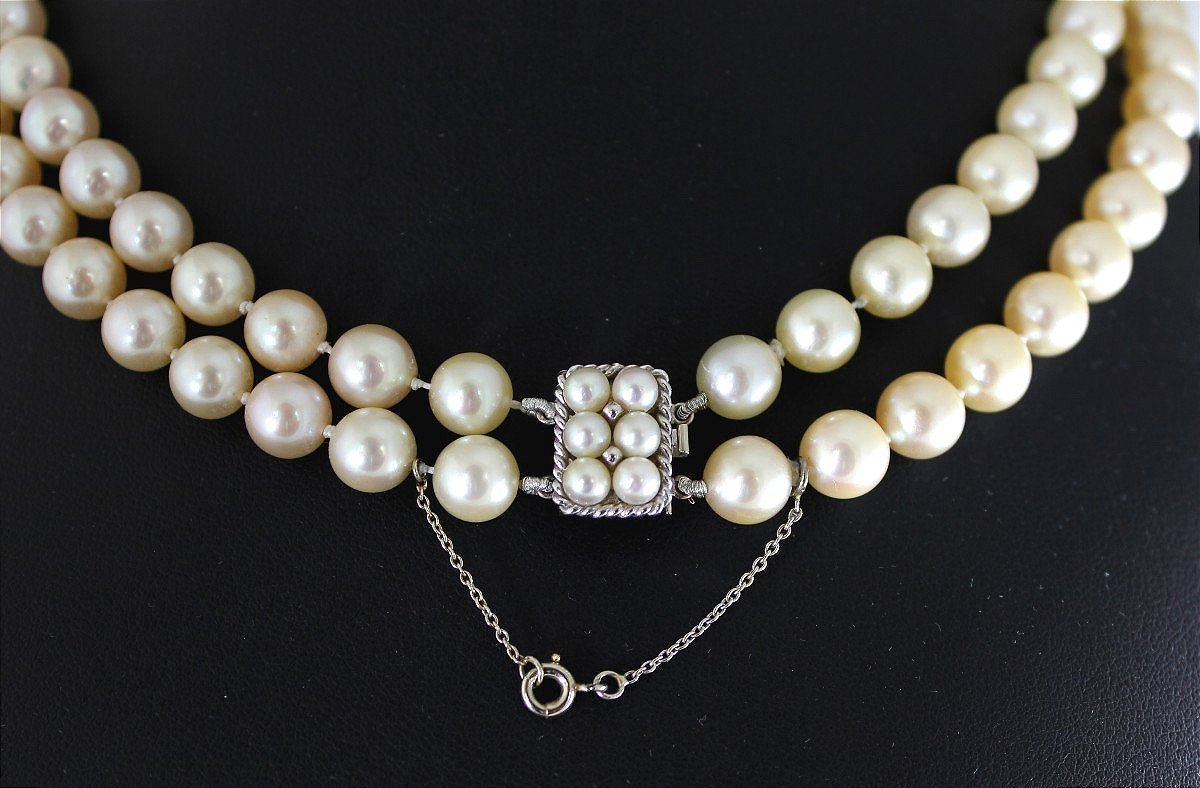 Akoya Cultured Pearl Necklace 7.8 Mm-photo-4