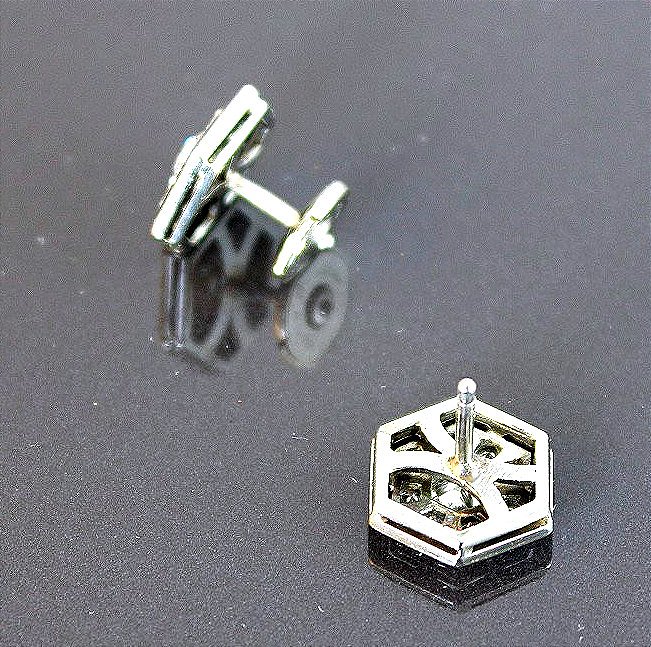 Art Deco Earrings - Diamonds +0.80 Ct-photo-4