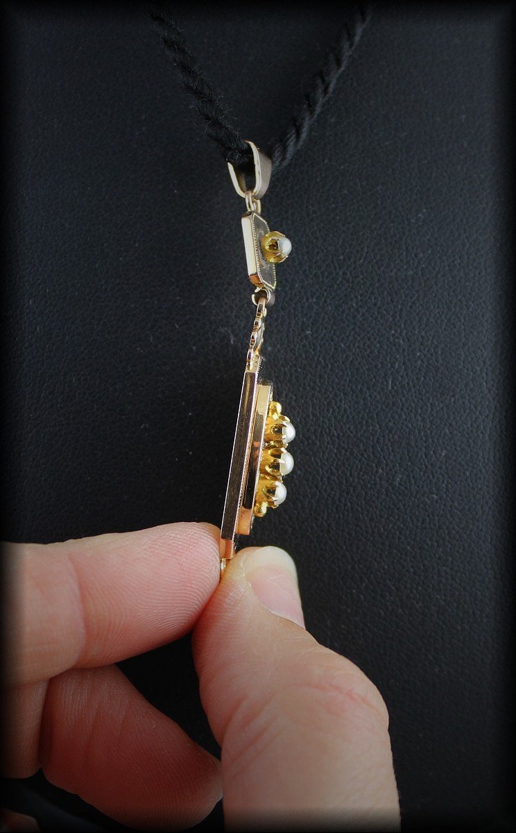 Gold Pendant - Napoleon III-photo-2