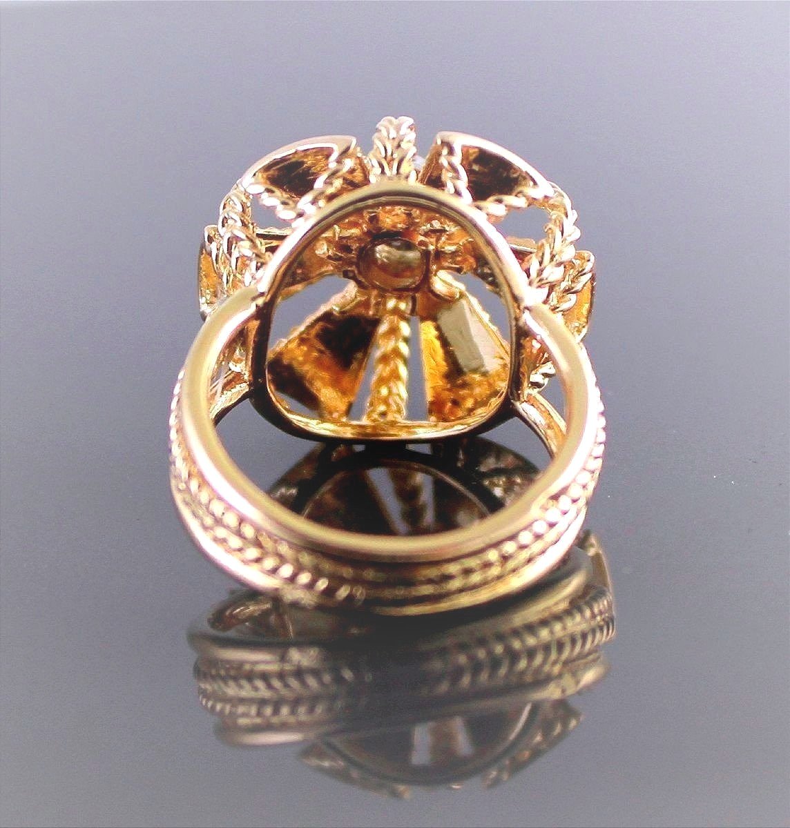 Bague or et diamants-photo-2