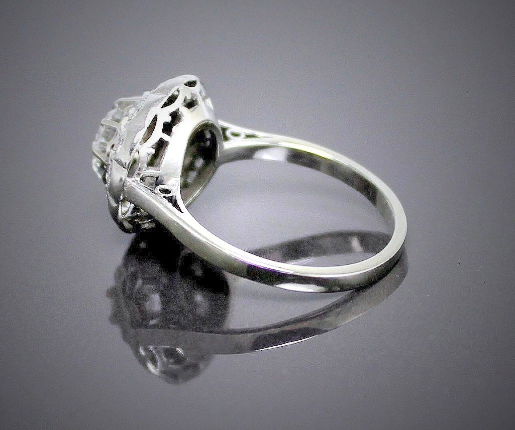 Gold And Diamonds Ring +/-0.87 Ct-photo-3