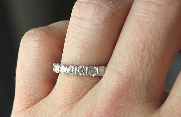 Alliance or, Tour complet, Diamants +/-2.30 ct-photo-3
