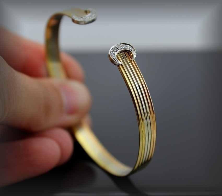 Bracelet 3 Ors- Diamants-photo-4