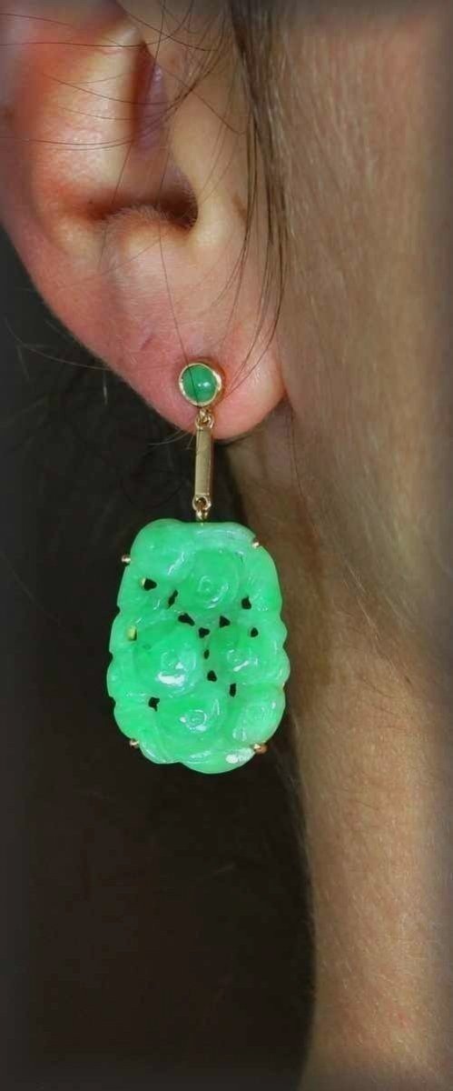 Boucles Jade Jadéite-photo-3