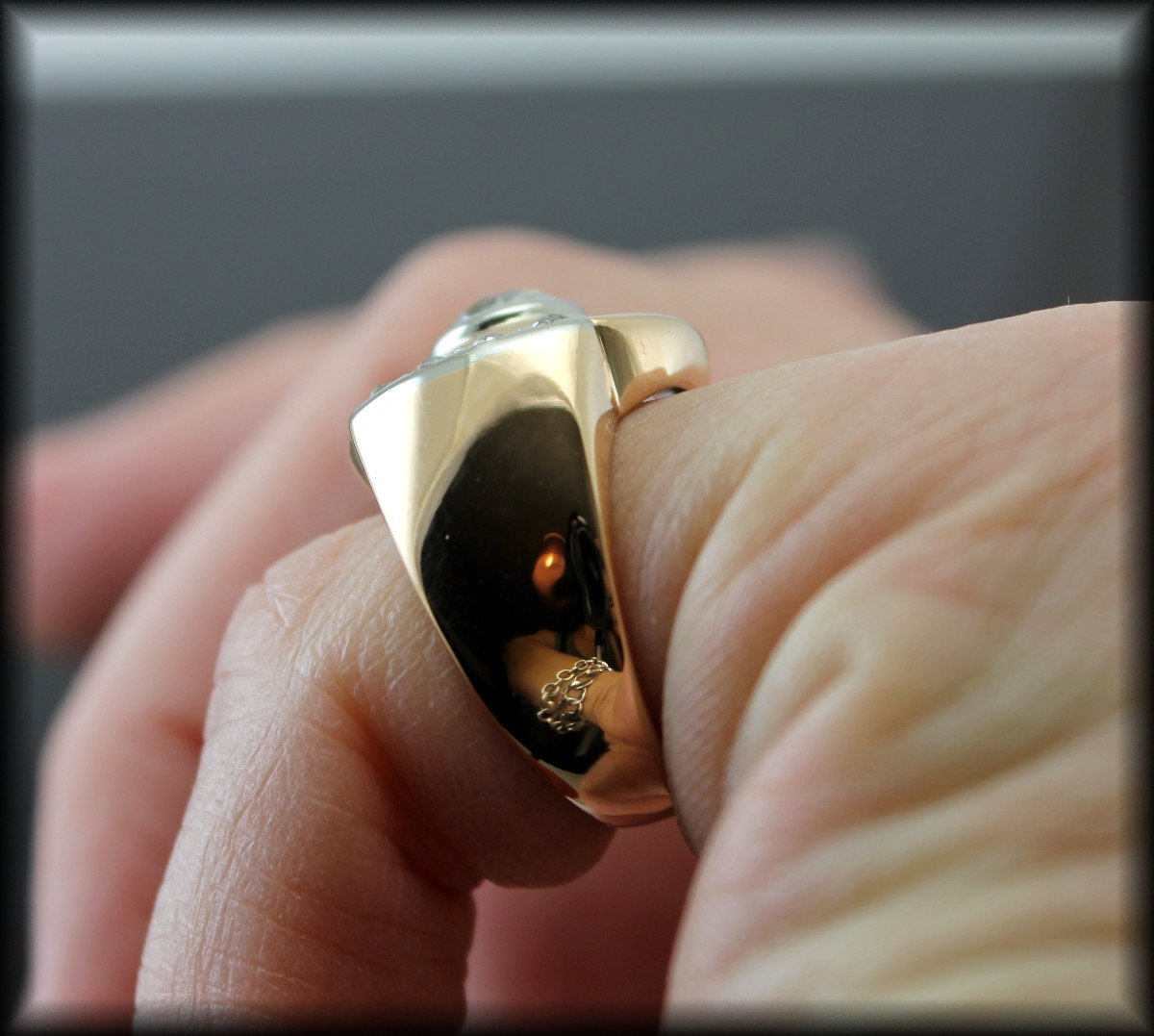 Bague or et  Diamants-photo-3