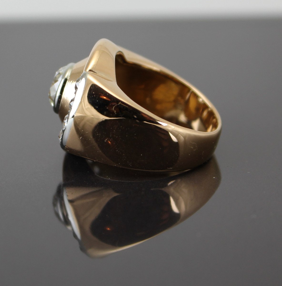 Bague or et  Diamants-photo-6