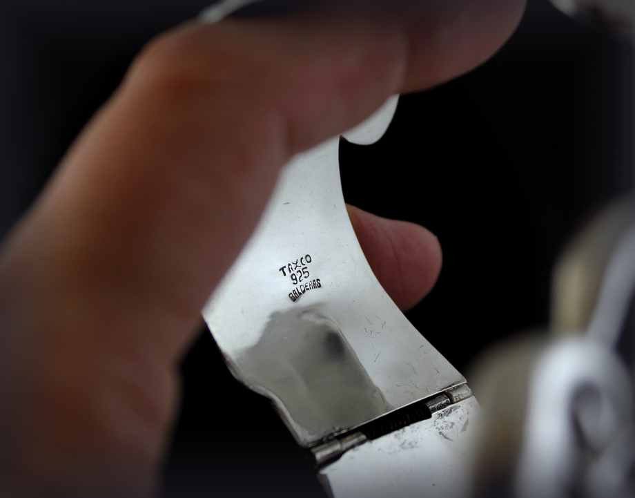 Silver Bracelet Signed 1935/1945-photo-2