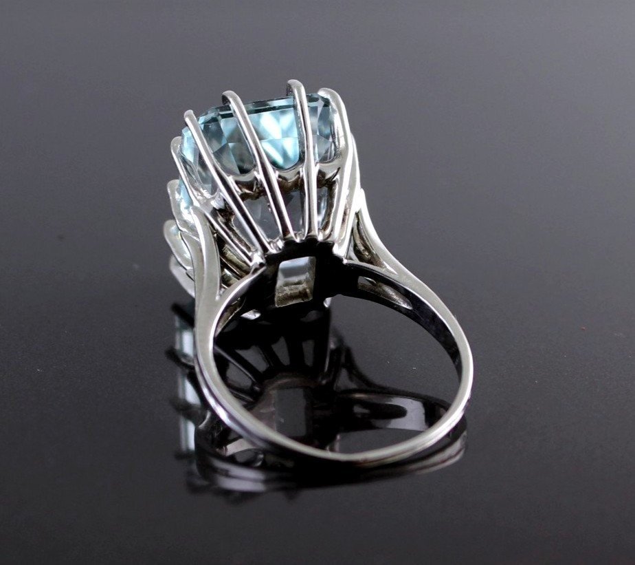 Gold And Aquamarine Ring-photo-4