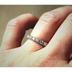 Demi alliance or, diamant +/- 0.45 ct