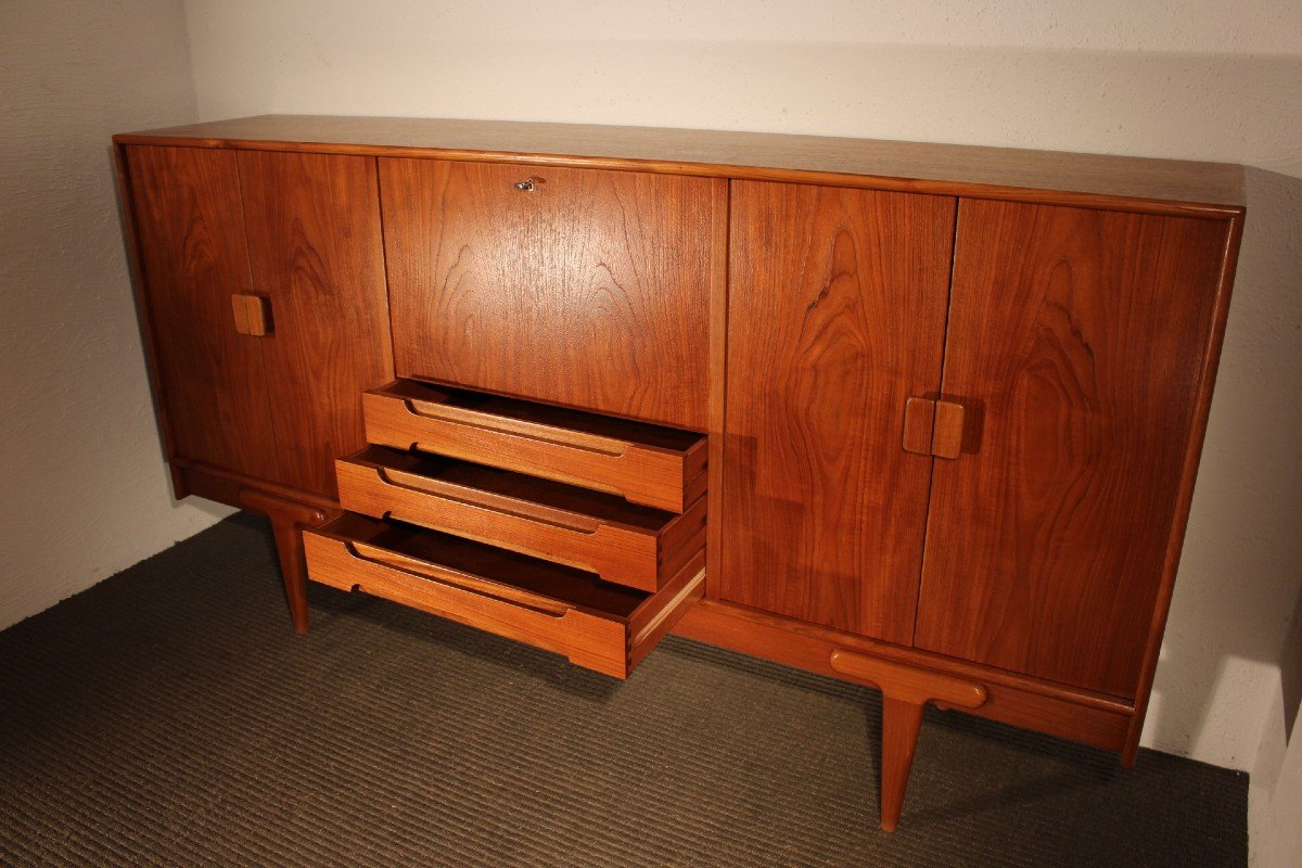 Enfilade Scandinave En Teck-photo-3