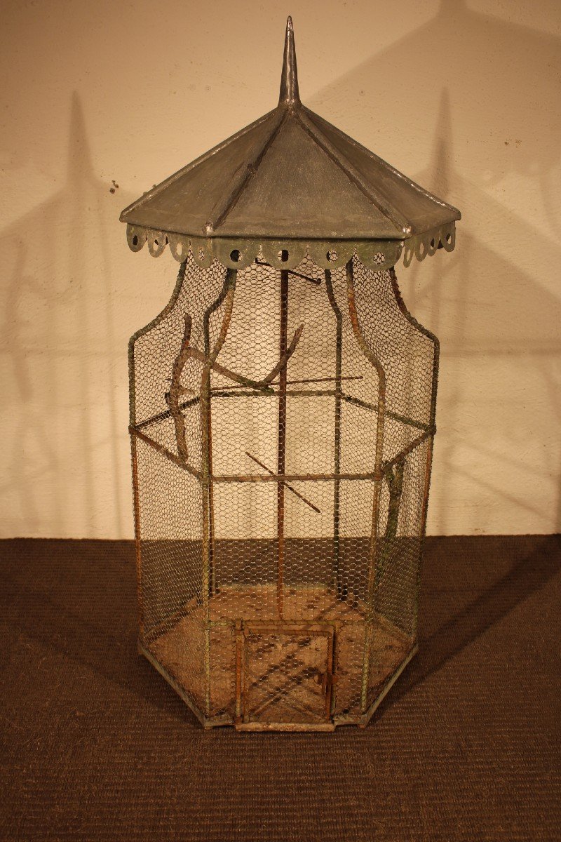 Cage à Oiseaux Métal