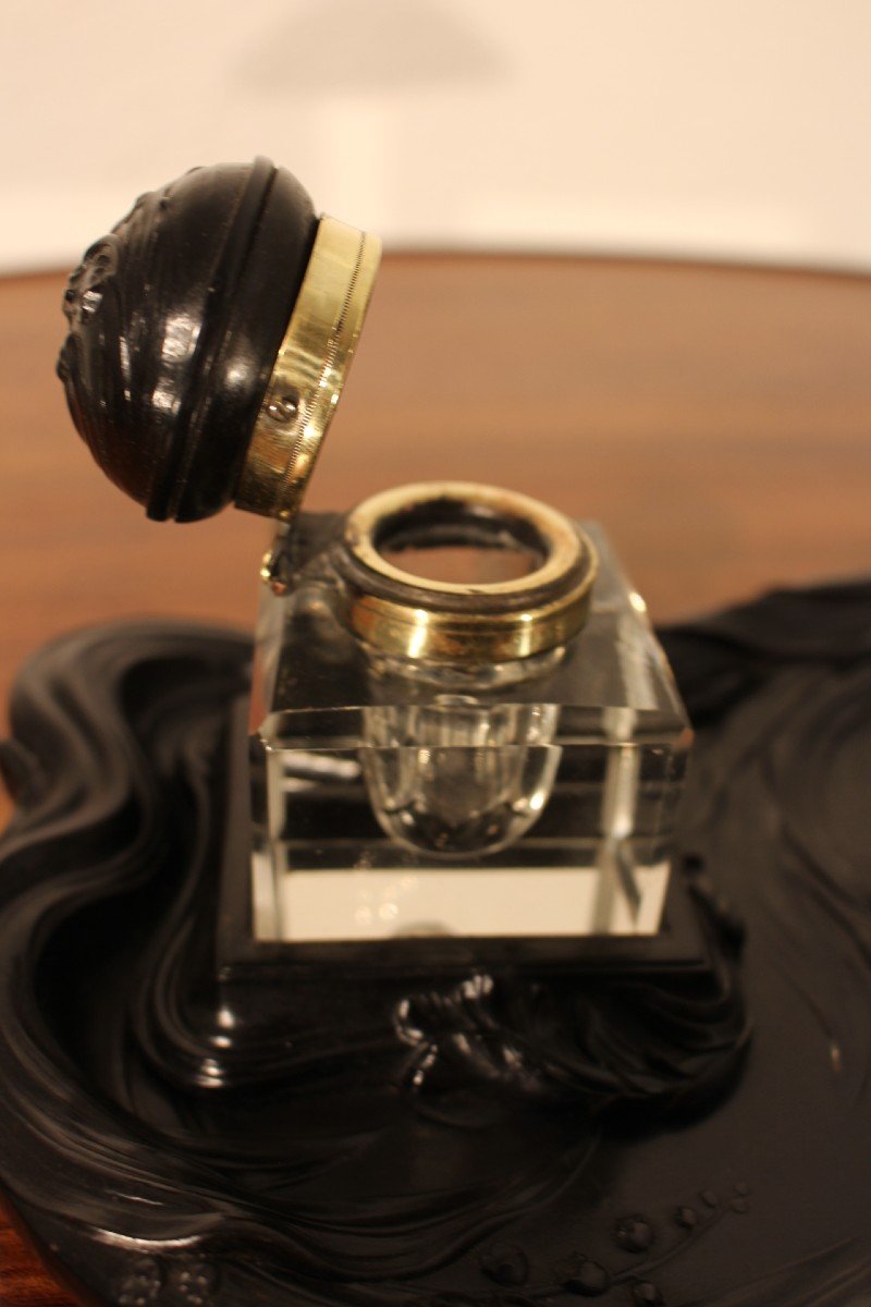Art Nouveau Inkwell-photo-4