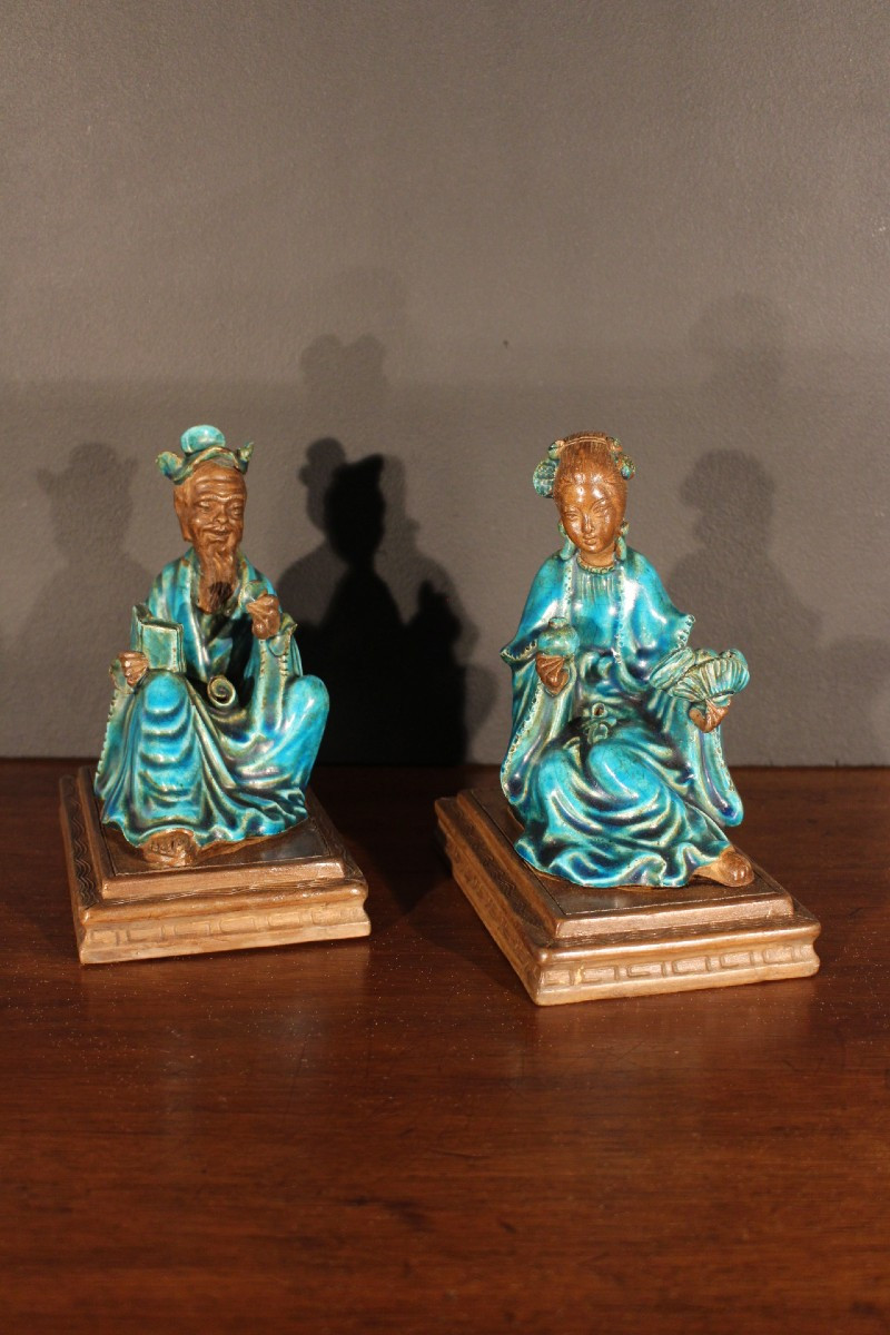  Pair Of Chinese Statues