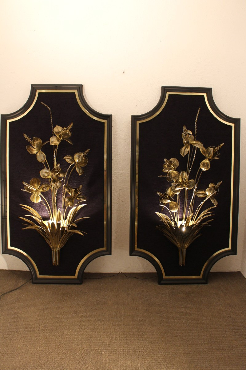 Paire d'Appliques De La Maison Jansen
