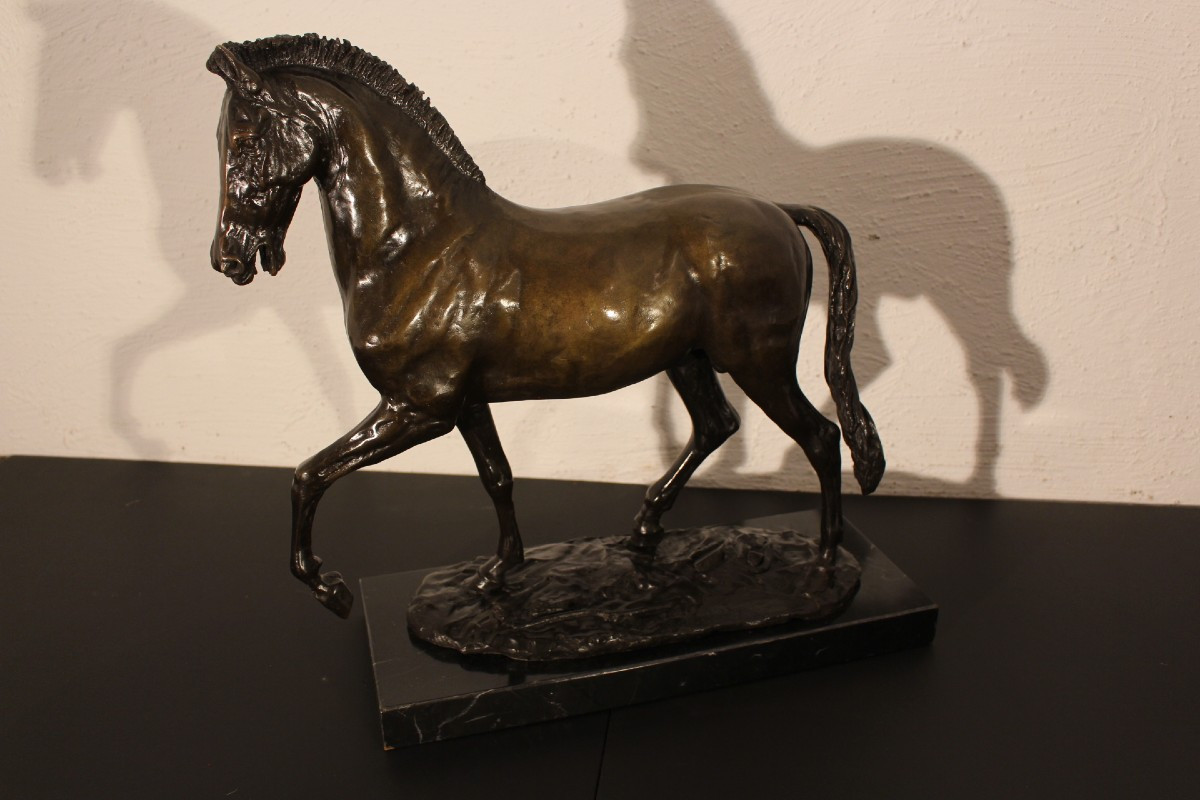 Cheval en bronze 19e siècle