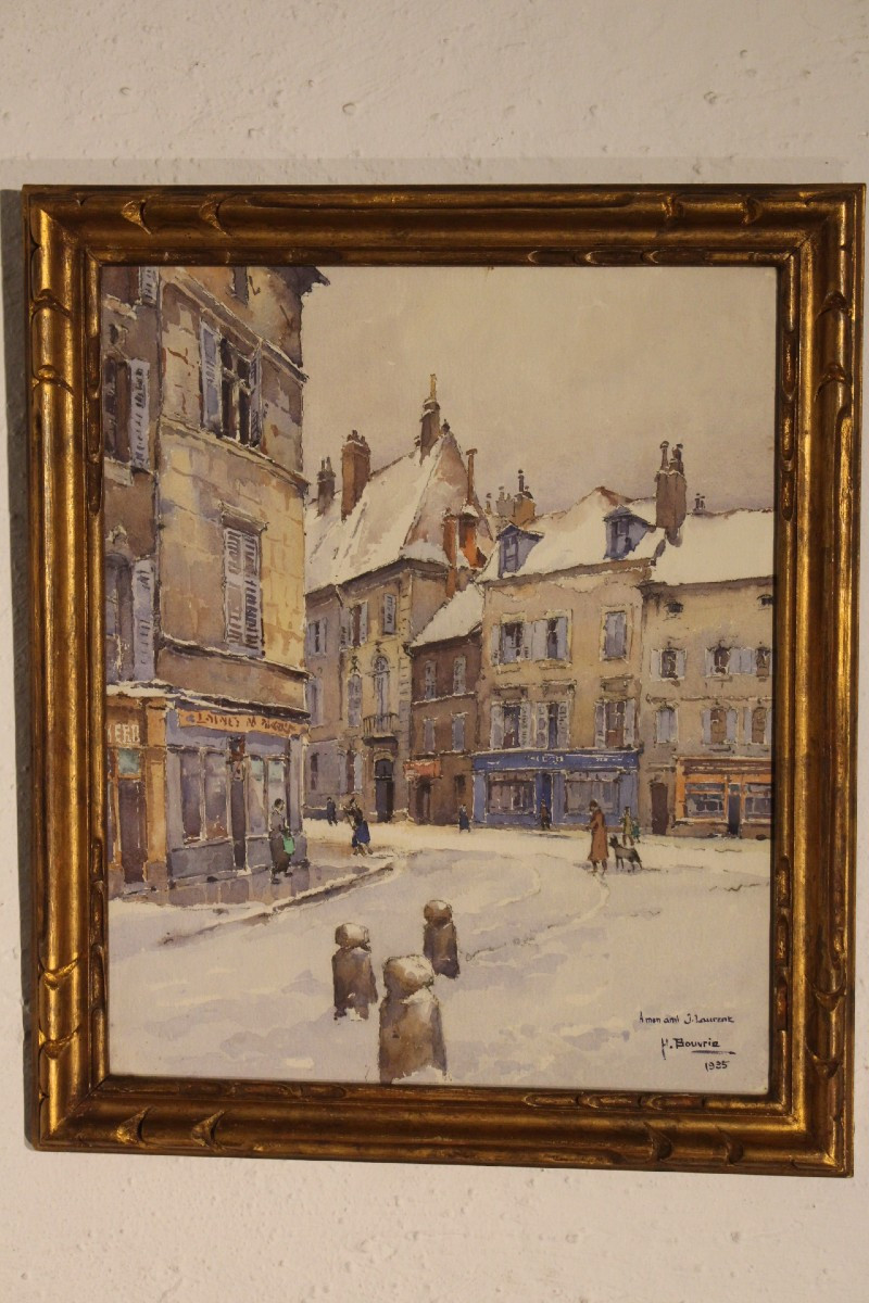 Watercolor By H. Bouvrie