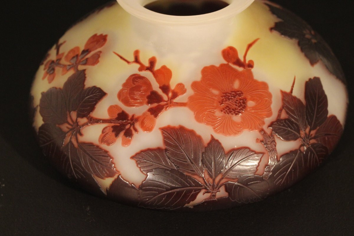  Gallé Spinning Top Vase-photo-3