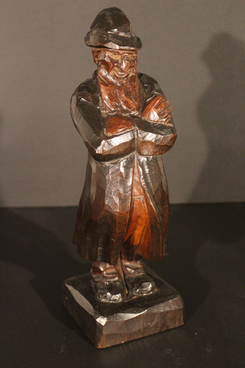 Wooden Statuette From The 1940s