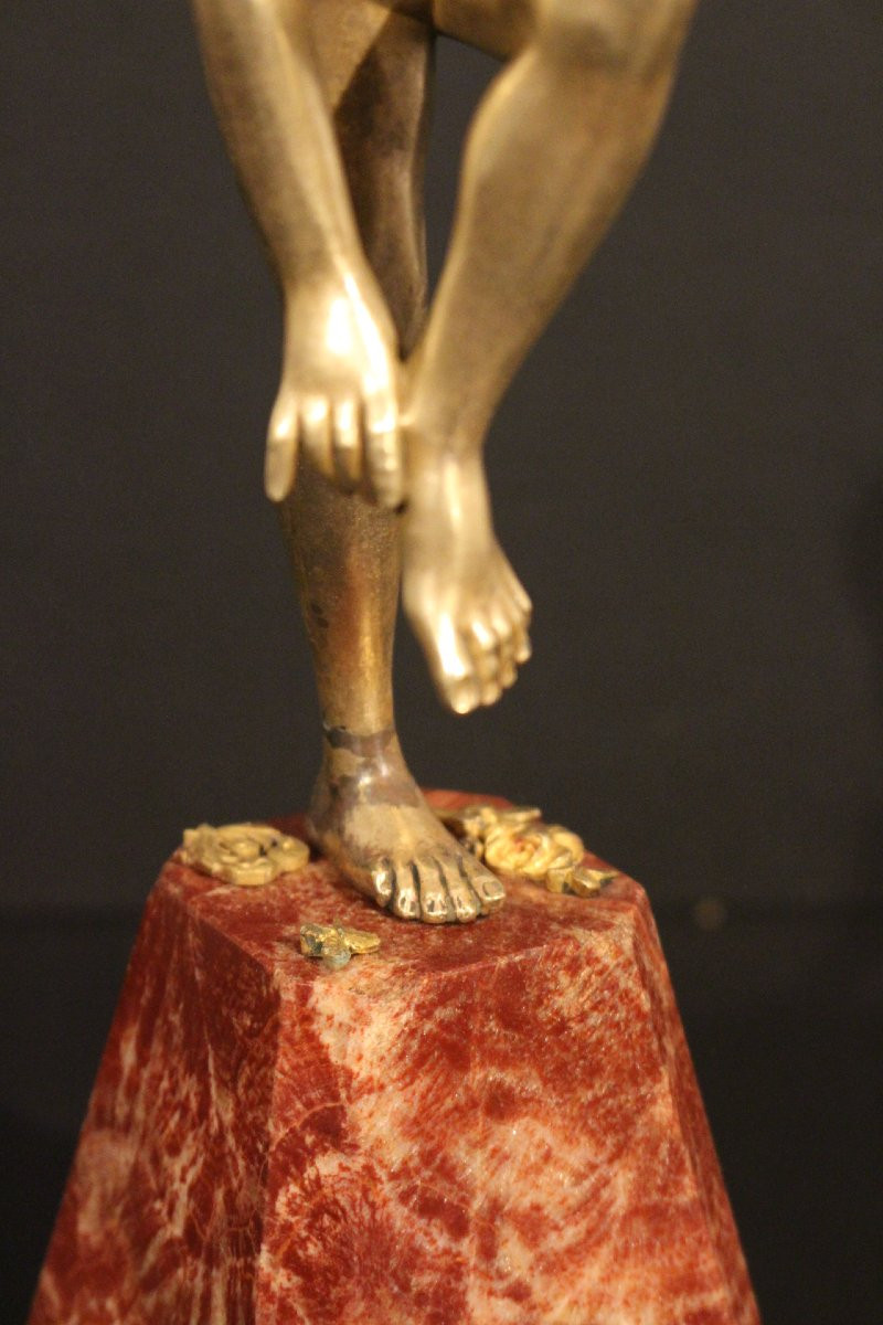 Art Deco Sculpture By Marcel Bouraine-photo-3