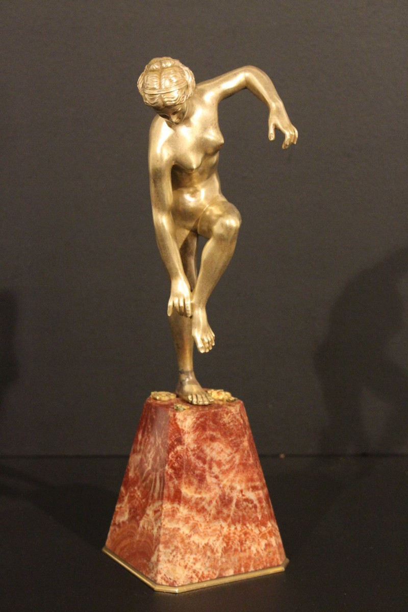 Art Deco Sculpture By Marcel Bouraine
