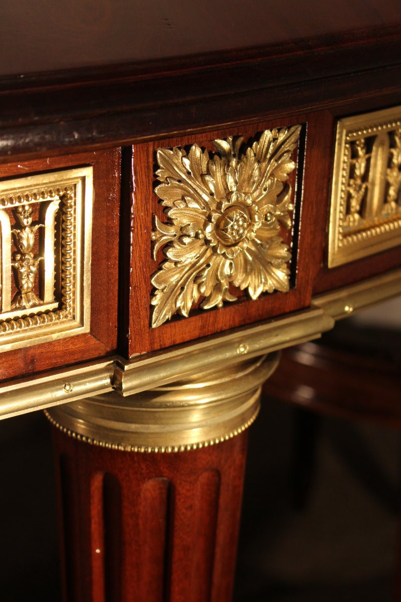  Table et ses 10 chaises Louis XVI-photo-2