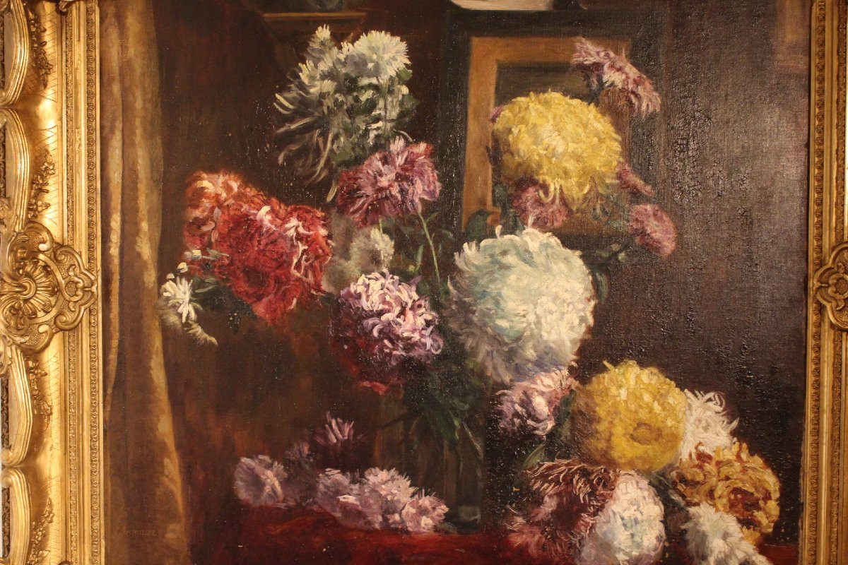  19th-century Painting By N. Lemaire -photo-2