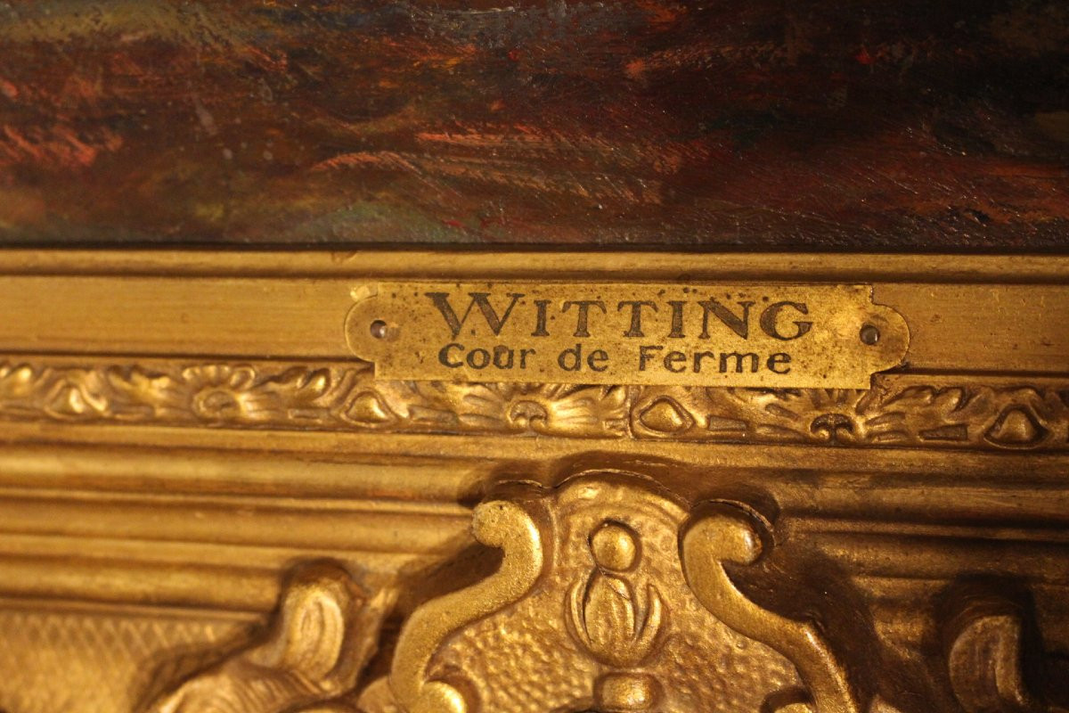 19th Century Painting By Witting-photo-3