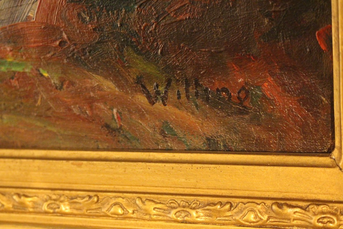 19th Century Painting By Witting-photo-4