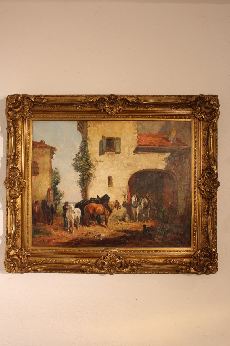 19th Century Painting By Witting