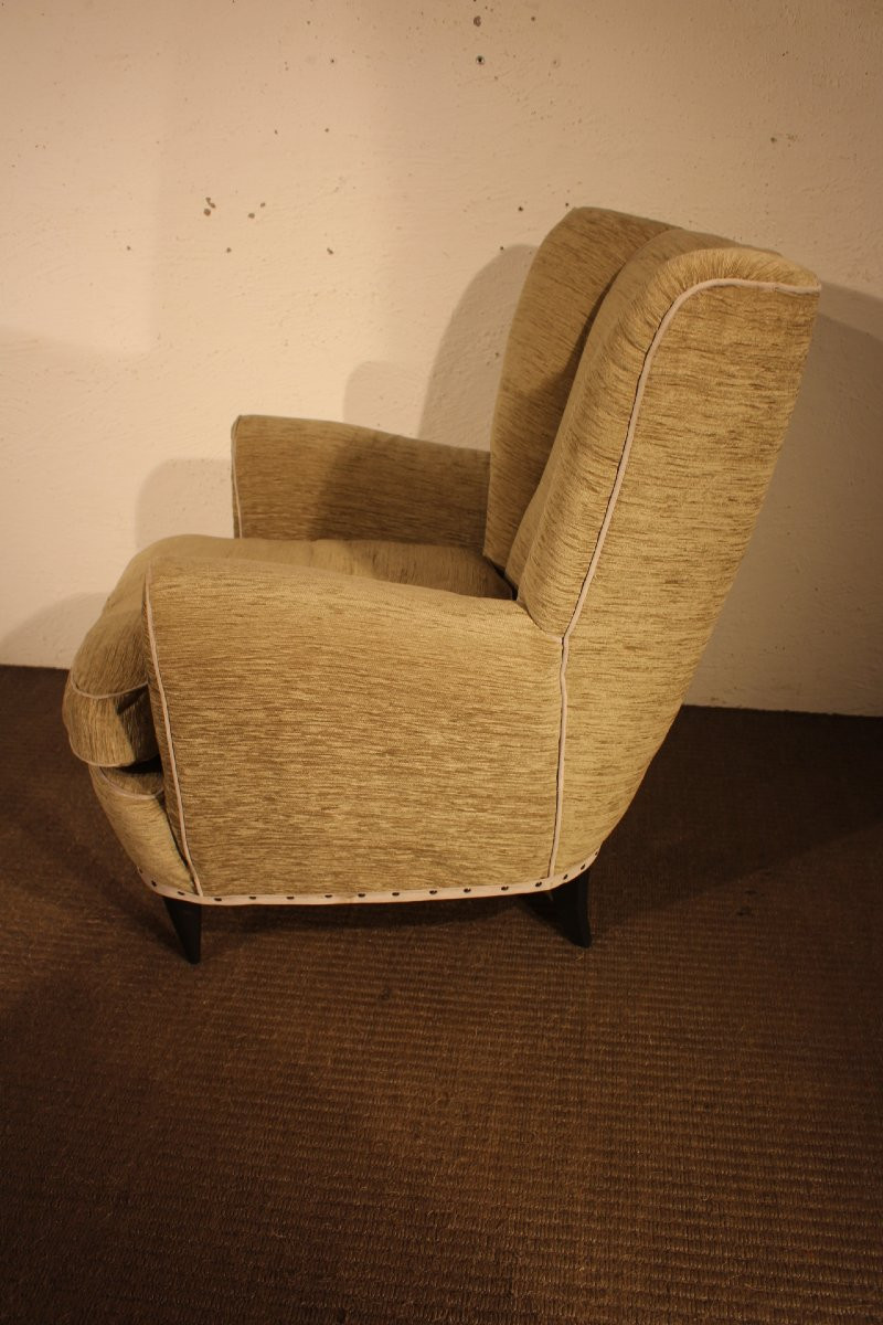 Pair Of Armchairs By Gio Ponti-photo-3