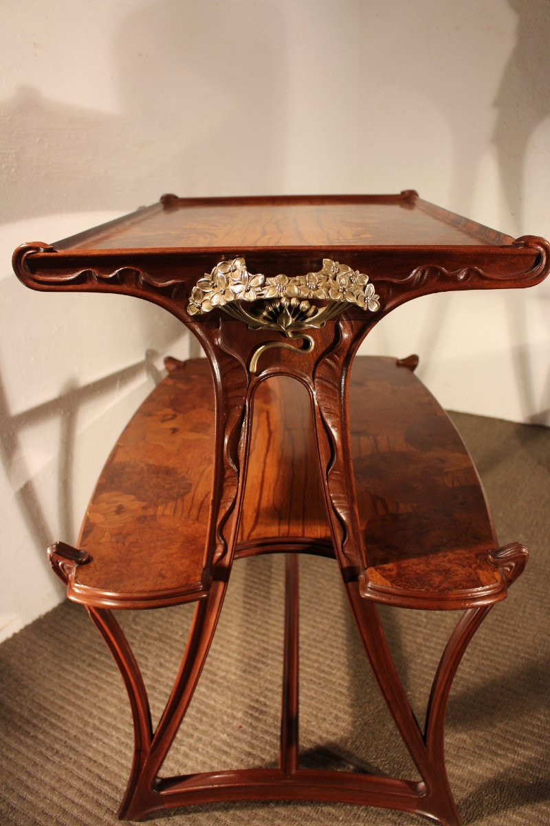 Art Nouveau Tea Table By L-majorelle-photo-3