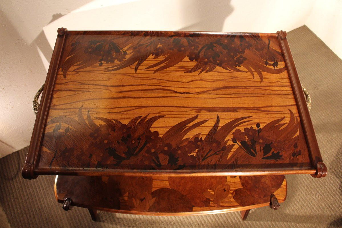 Art Nouveau Tea Table By L-majorelle-photo-4