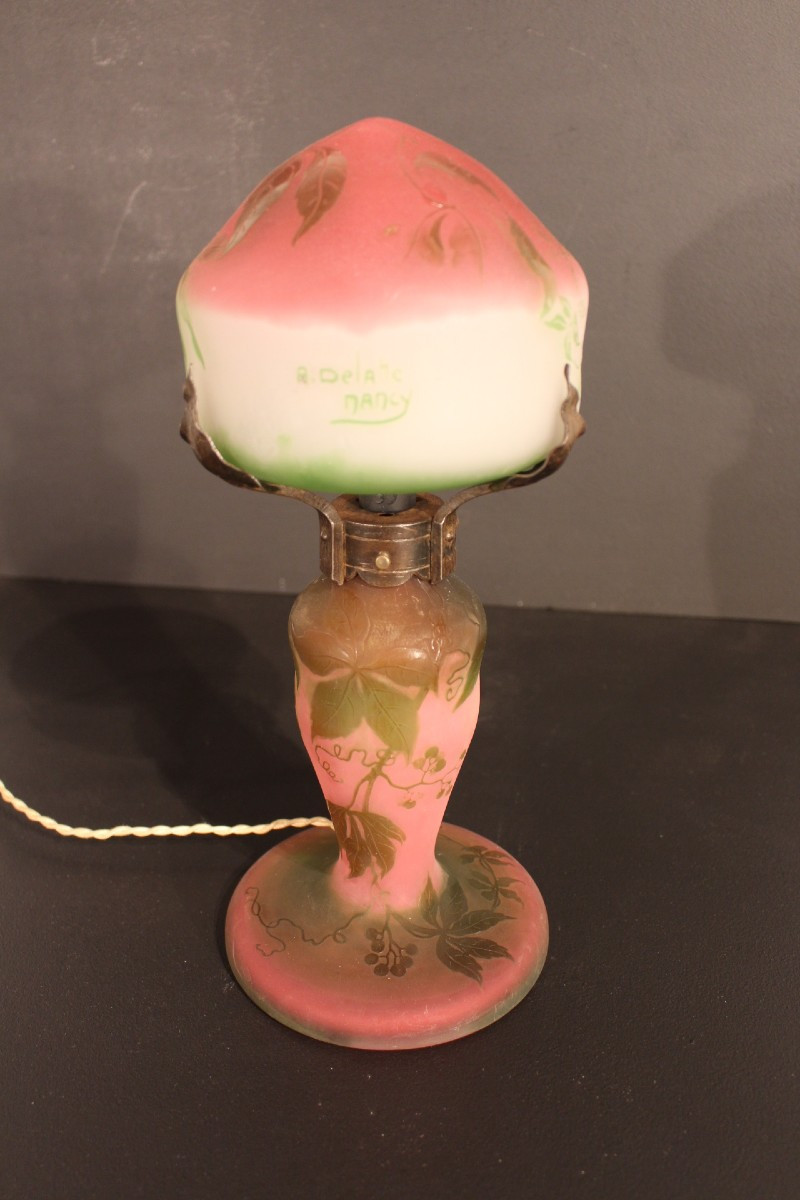 Lampe champignon de A- Delatte