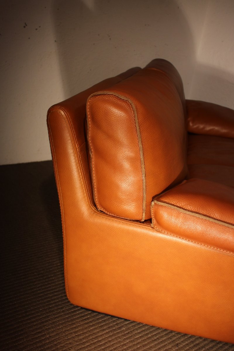 Two-seater Sofa From The 1970s-photo-4